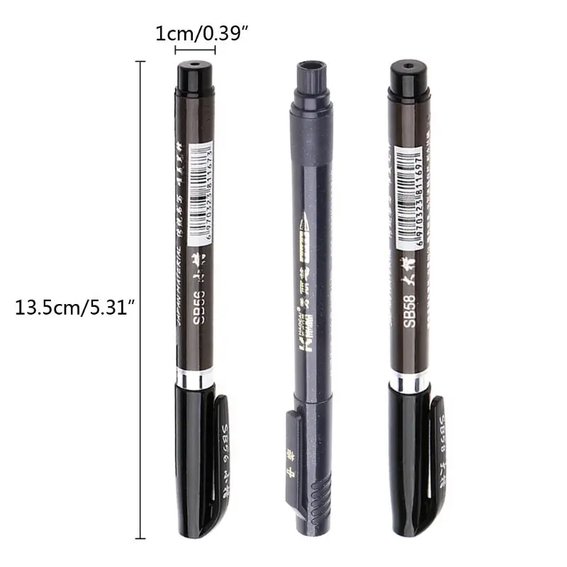 1PC Chinese Japanese Calligraphy Brush Ink Pen Writing Drawing Tool Craft DXAB | Канцтовары для офиса и дома