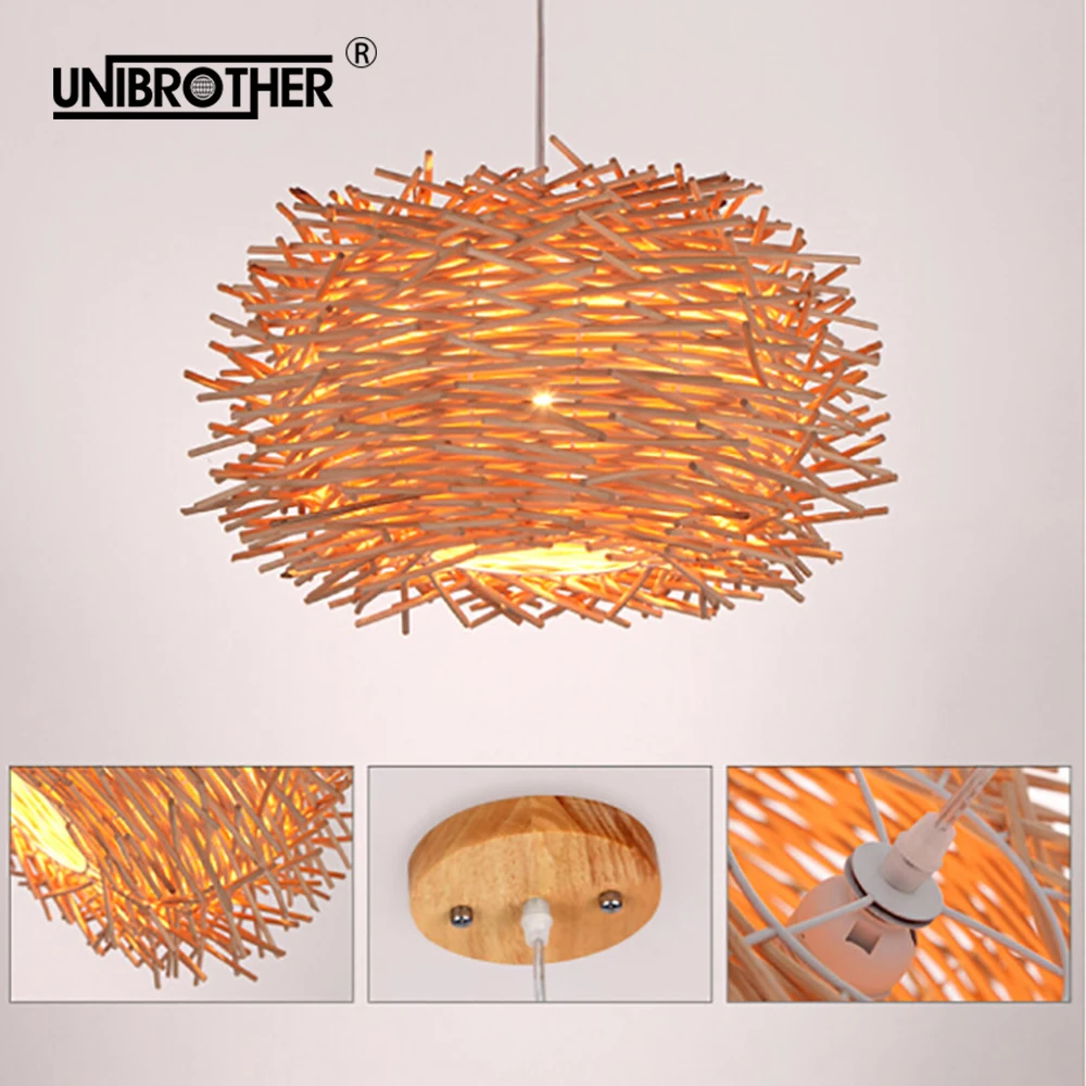 Подвесной светильник в виде клетки деревянное плетеное ОСВЕЩЕНИЕ ручной работы