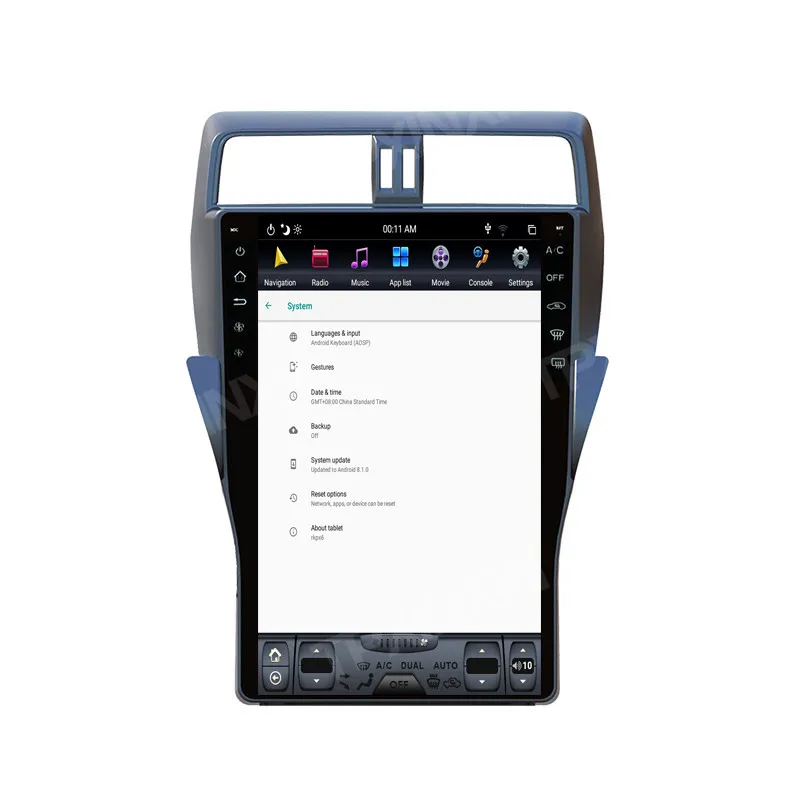 

Tesla Style Android 9 PX6 Car GPS Navigation For TOYOTA Land Cruiser Prado 150 2018 19 Stereo HeadUnit Multimedia Player Carplay