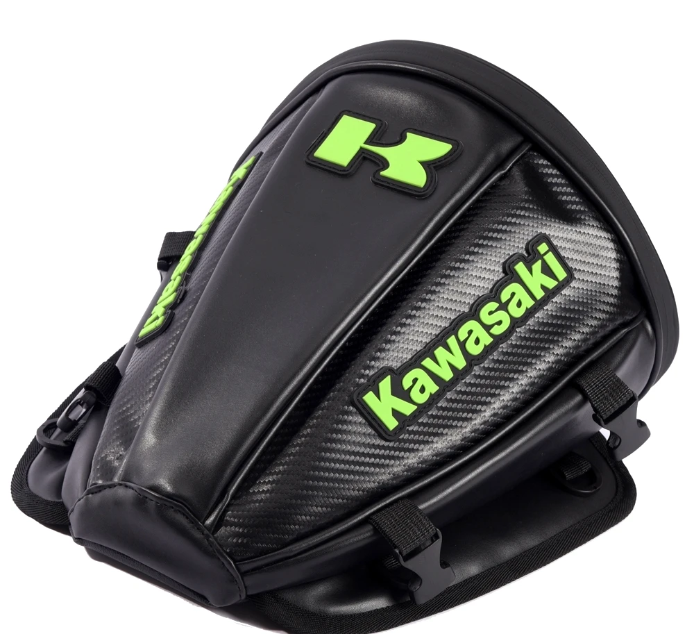 Кожаная сумка для мотоцикла KAWASAKI на заднее сиденье Оксфордский чехол
