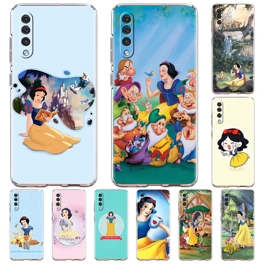 

SnowWhite Disney Transparent Case For Samsung Galaxy A50 A70 A10 A30 A20 A20s A20e A10s A40 A30s Silicone Soft Cover Housing