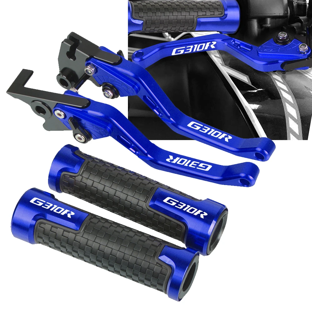 

CNC Aluminum With logo Motorcycle Accessories Brakes Clutch Levers & Handle Grips For YAMAHA G310R G310GS 2017-2018 G310R GS