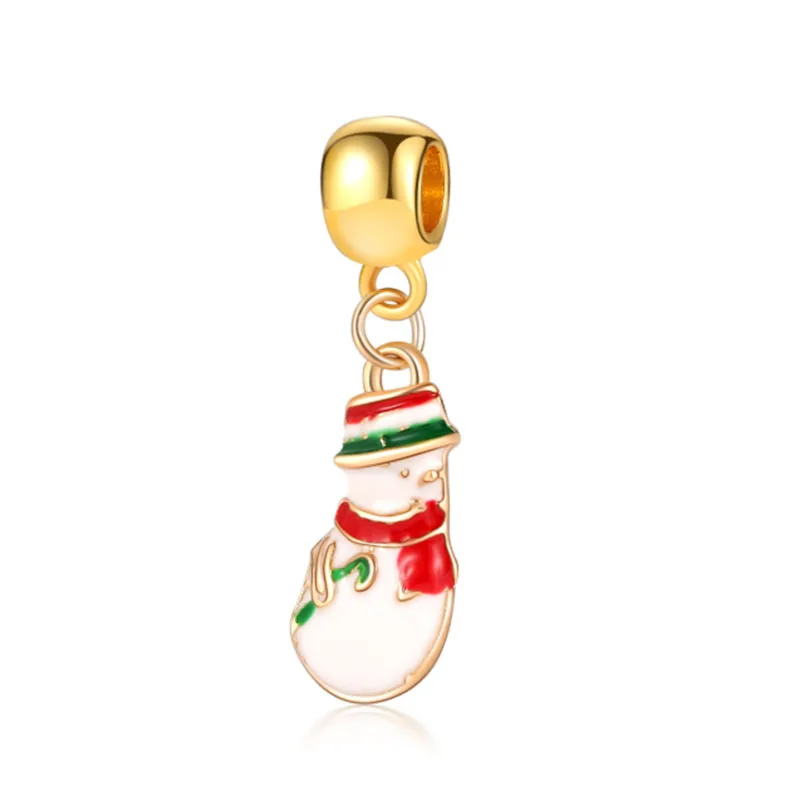 Модный Рождественский Шарм для изготовления аксессуаров сделай сам ювелирные