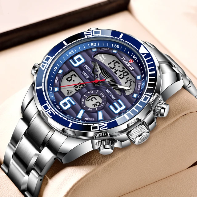 Quamer wr30m. Foxbox часы. Часы мужские foxbox. Часы мужские наручные брендовые foxbox с двойным дисплеем fb. Часы foxbox наручные.