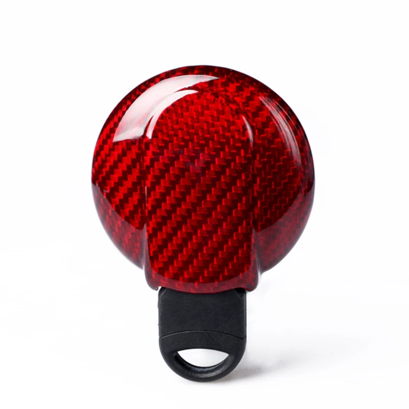 Автомобильный брелок чехол для ключей из углеродного волокна защитный Mini Cooper S JCW