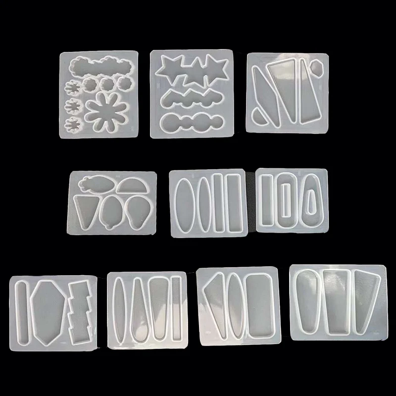 Rectangle Oval Hairpin Jewerly Mold Silicone Molds for Hair Clips Fashionable UV Resin DIY Tools | Украшения и аксессуары