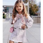 2020 новое зимнее платье для новорожденных, одежда для малышей, платье для девочек, вечерние платья принцессы с бантом для малышей на весну