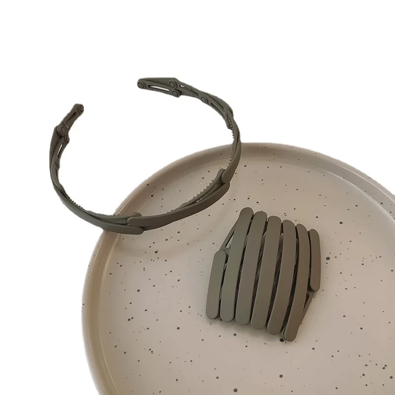 

Fashion Women Hairband Portable Stretch Fold Hairbands Headband Convenience Hair Hoop Headwear Hair Accessories for Girls