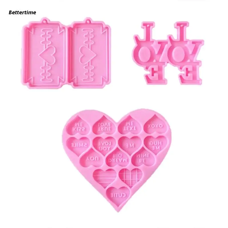 

B36D Resin Mold Resin Jewelry Silicone Earrings Mold Serving Board Silicone Mold Durable Long-term Use Material Molds
