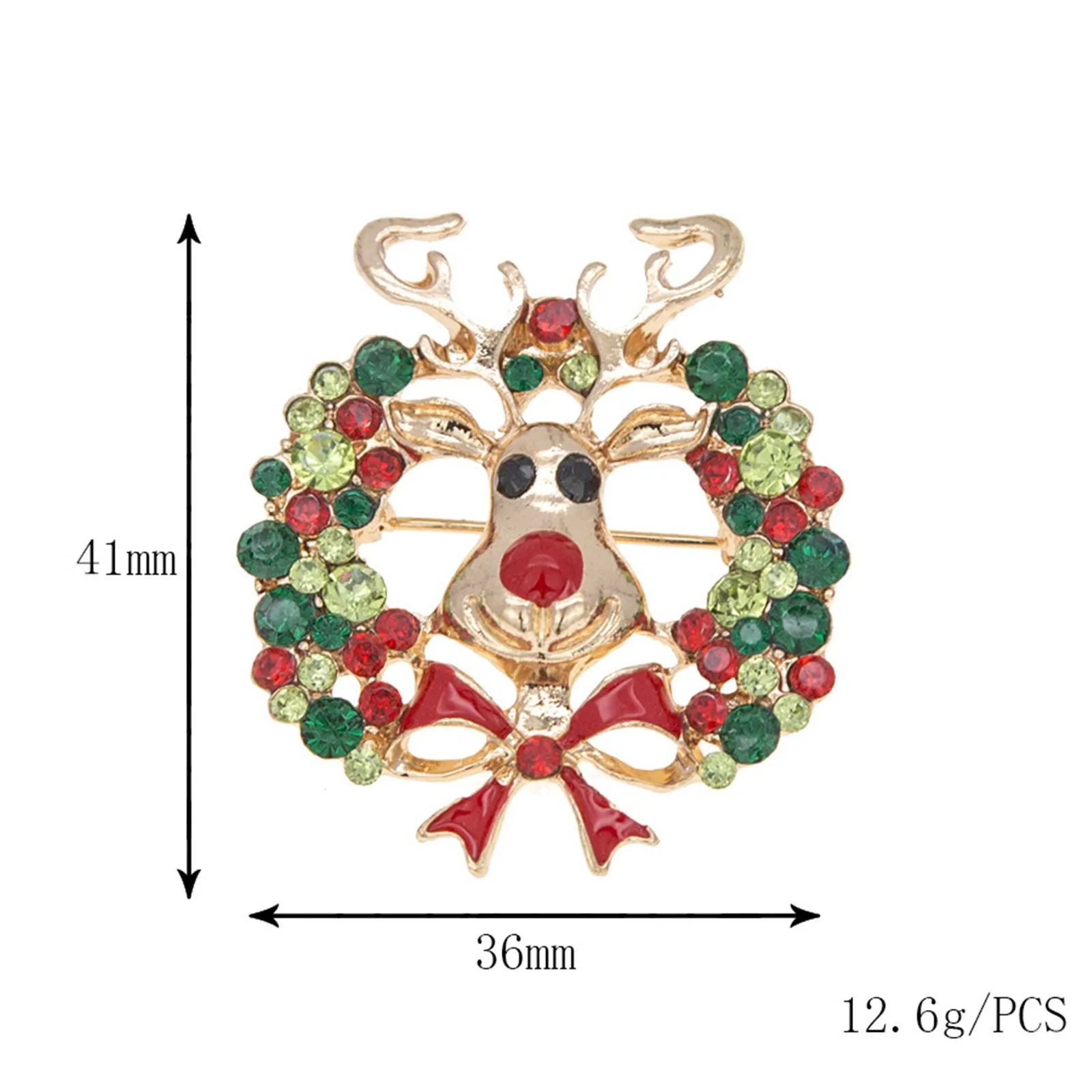 Новый дизайн рождественские ювелирные украшения на свитер в стиле оленя