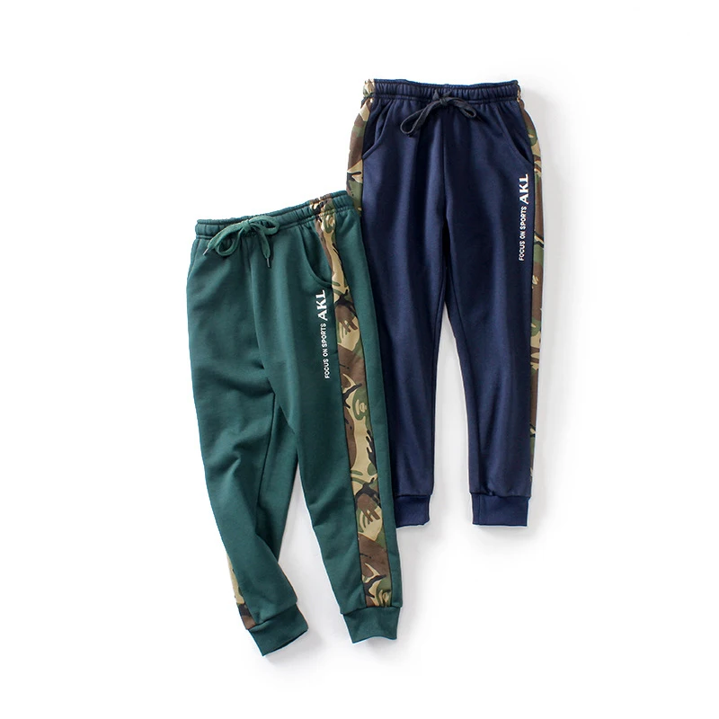 2021 высококлассные детские камуфляжные махровые повседневные спортивные брюки