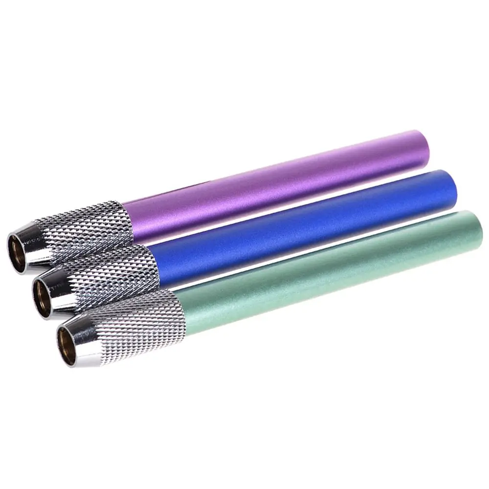 

Portable Pencil Extender Aluminium Lengthener Holder For Office School Stationery