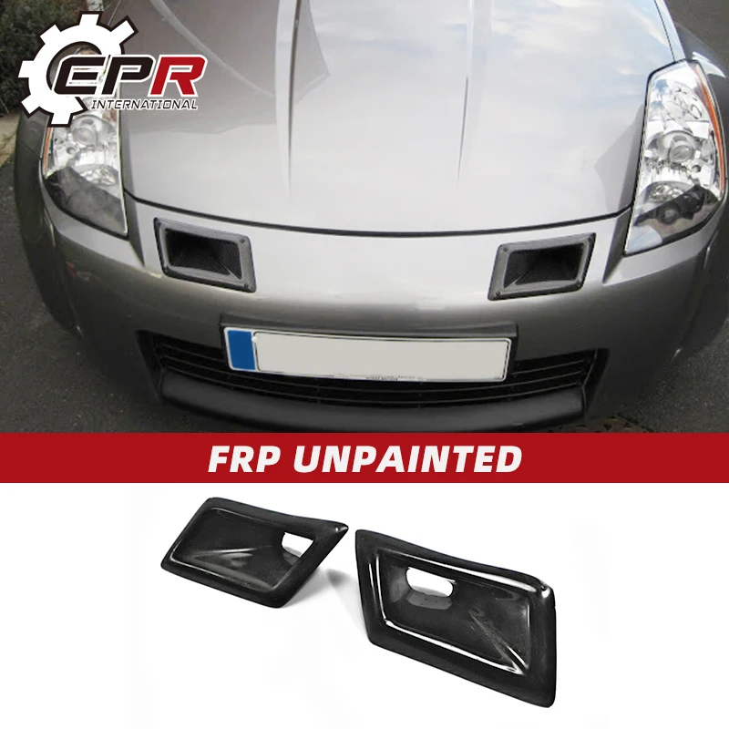 Для Nissan Fairlady Z33 350Z Nism FRP стекловолокно Неокрашенный передний бампер