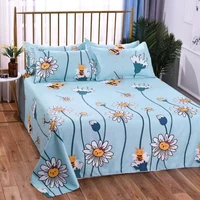 2020 bed sheet pillow case new pattern and new production cotton bed sheets home textile para bed sheet flower pattern