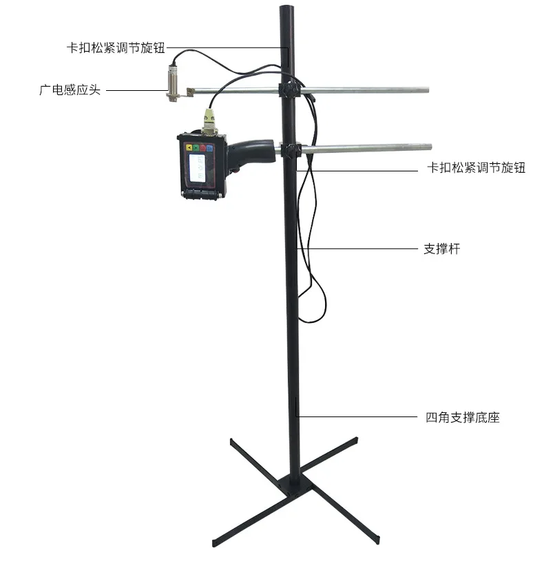 stand Портативный ручной струйный принтер Nataly MX3 300-600 dpi для труб - Цвет: stand