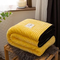 pure color warm thicken blanket soft flannel blanket sofa decorative blanket throw blankets for beds winter 200x230cm