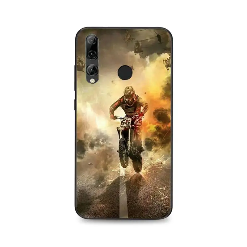 Мягкий чехол для телефона Motirunner Moto Cross Huawei Honor 8X 9 10 20 Lite 7A 7C 10i 9X play 8C 9XPro | Мобильные