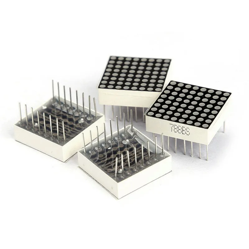 Светодиодный матричный дисплей модуль Красный 3 мм 16 Pin 8x8 общий анод DJA99|Модули