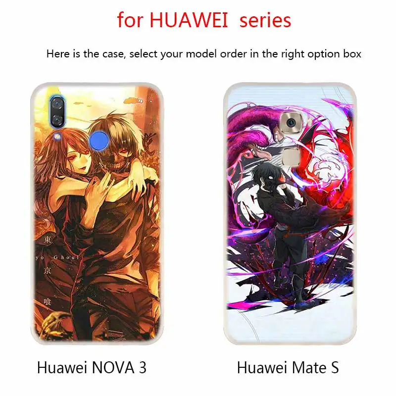 Мягкие силиконовые чехлы Tokyo Ghouls для Huawei Mate 10 Lite 20 Pro 20X S Y5 2017 Y9 2018 2019 NOVA 3 3i 4|Бамперы|