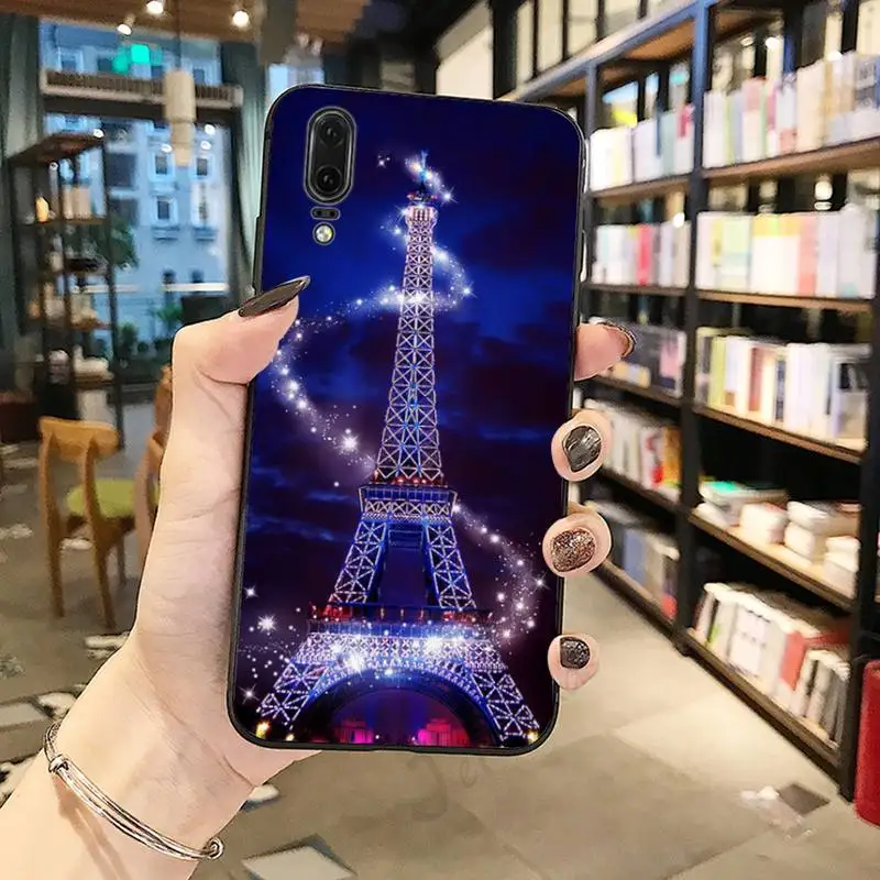 

Paris Eiffel Tower art pattern high quality Phone Case cover For Huawei honor Mate P 10 20 30 40 Pro 10i 9 10 20 8 x Lite
