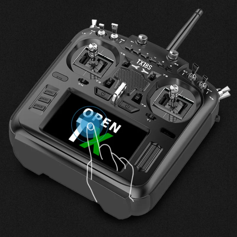 

RadioKing TX18S Remote Control Hall Sensor Gimbals Multi-protocol RF System Compatible with OpenTX Radio Transmitter RC Drone