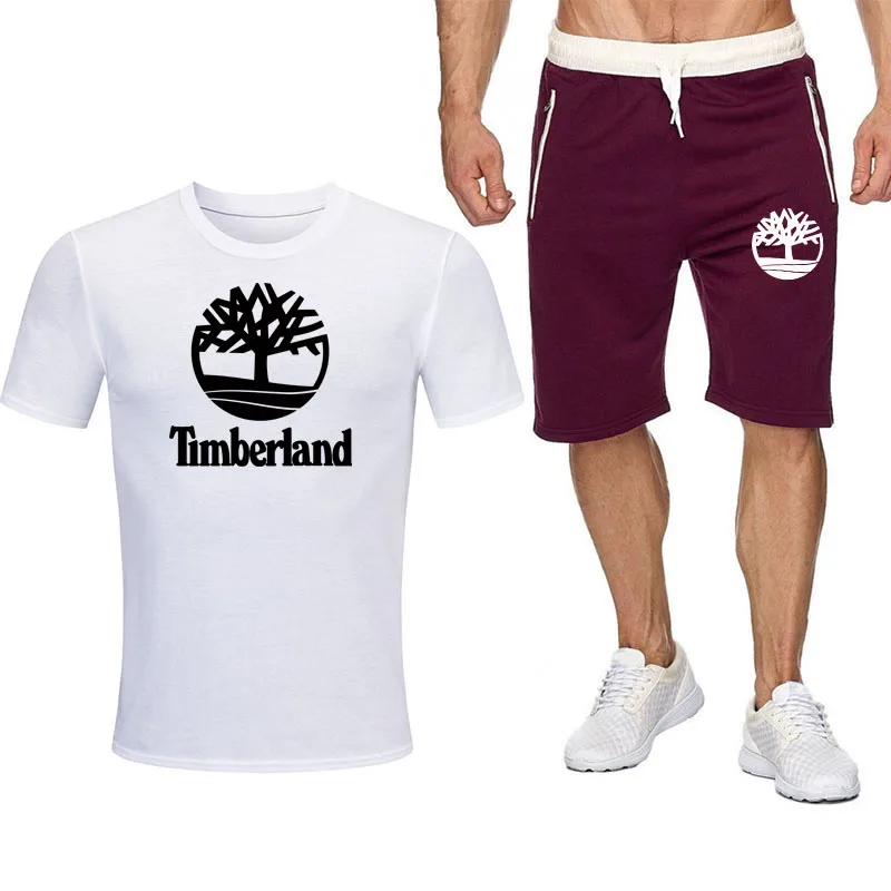 

2021 New Men's Brand Sportswear Shorts Suit Short-Sleeved Breathable T-Shirt Shorts Casual Wear Men's Basketball Training Suit