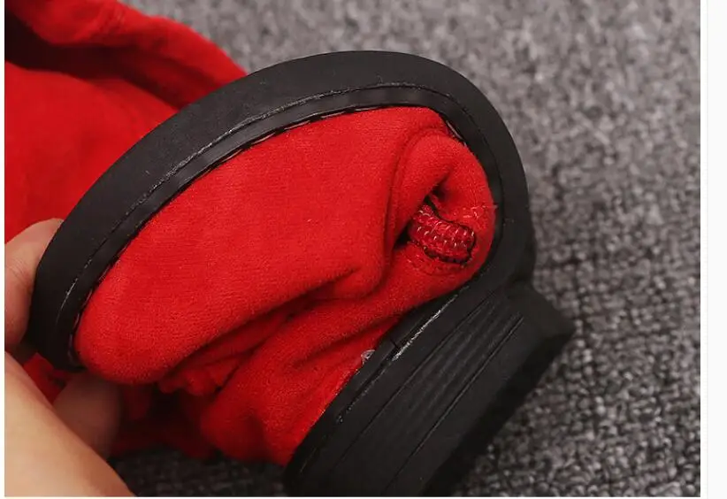 Новые замшевые детские зимние сапоги женские модные для девочек принцессы до