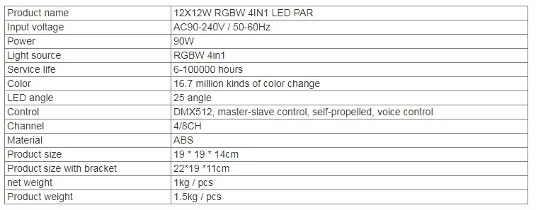 2 шт./лот 12 Вт светодиодные лампы бусины 12x12 Вт led Par огни RGBW 4в1 плоский par led dmx512 Диско Огни сценический свет