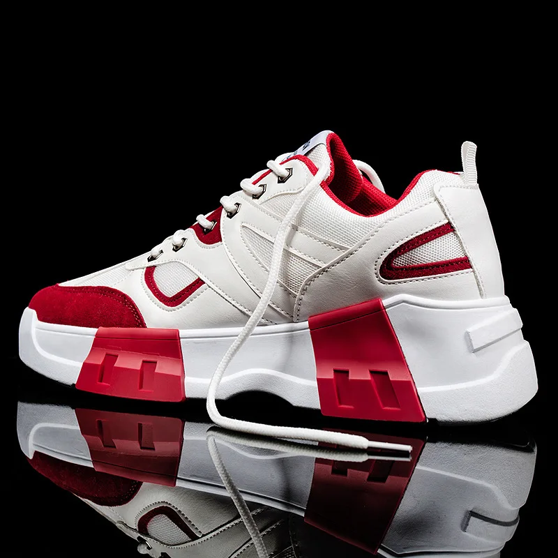 Зимняя спортивная обувь мужские осенние кожаные кроссовки для бега сетчатые