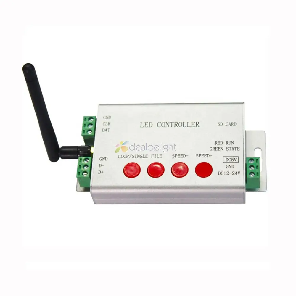 H806SB светодиодный WIFI-SPI контроллер Макс 2048 пикселей sd-карта управления