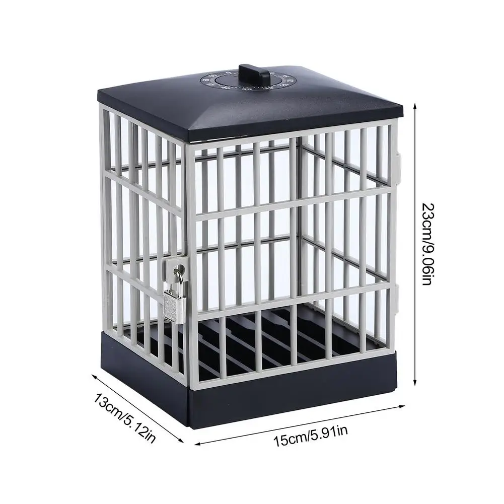

Portable Lock Up With Timer Mobile Phone Jail Cell Party Lightweight Storage Cage Holder Antistress For Kids Adults Party Play