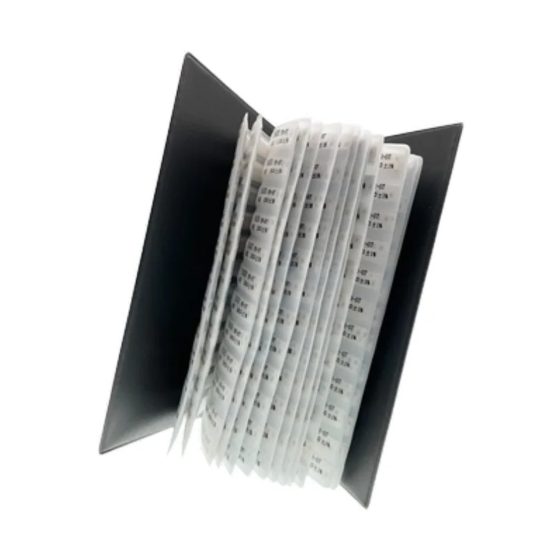 0201(0603) SMD конденсатор электронная книга 51 емкость значение 2550 пФ-НФ образец книги