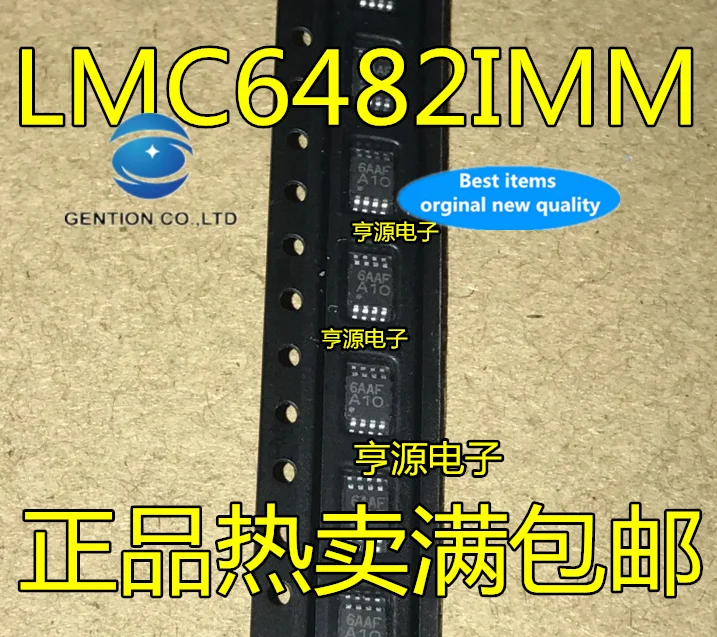 20 штук 100% оригинальная новая шелковая ширма A10 LMC6482IMM LMC6482IMMX усилитель посылка MSOP8 действительный ассортимент товаров
