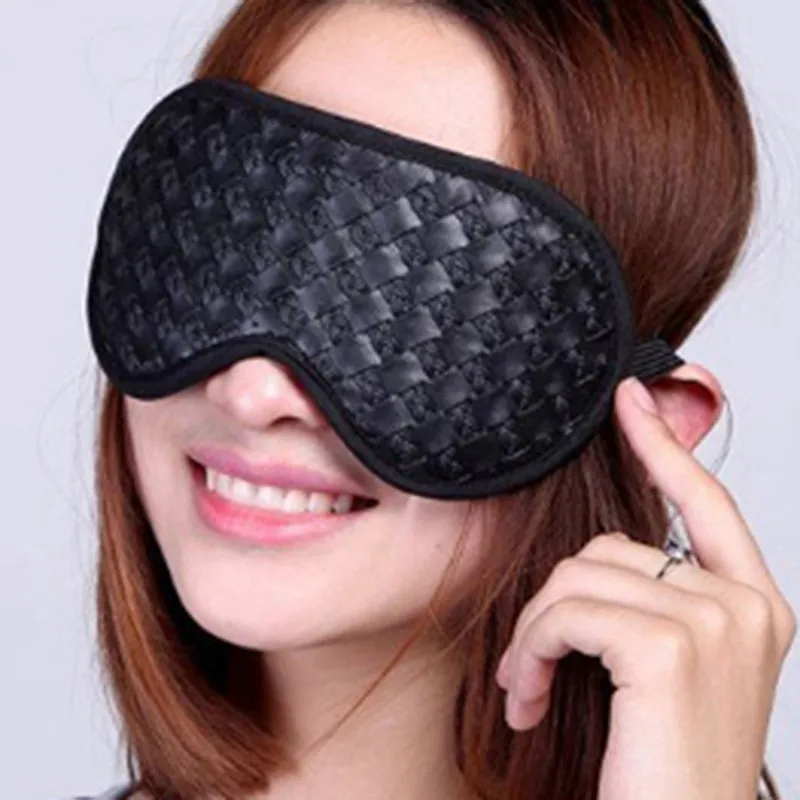 

Tourmaline Eye Massager Shield Jade Stone Negative Ion Far Infrared Ray Health Eye Cover Shade Cover Blinder Patch Goggle