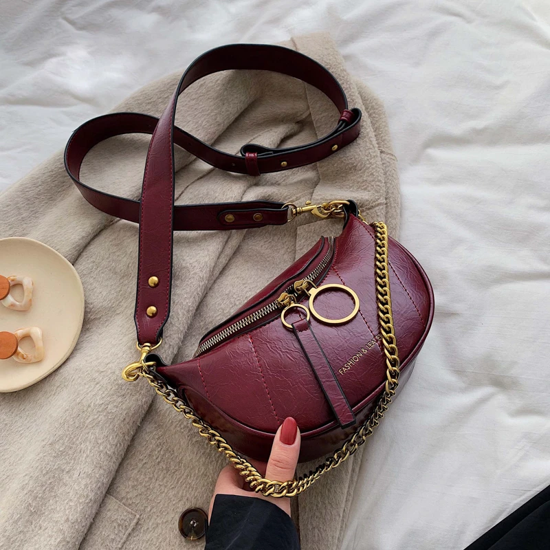 STYLE 2 Модные Качественные Женские сумки через плечо из искусственной кожи, маленькая сумка через плечо с цепочками, женские дорожные сумки и кошельки - Цвет: STYLE 2