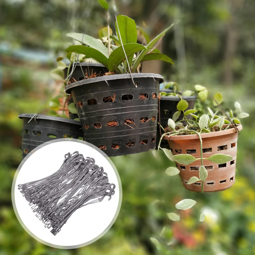 

50pcs Plant Hooks Flowerpot Hangers Plant Load Hooks Garden Accessories