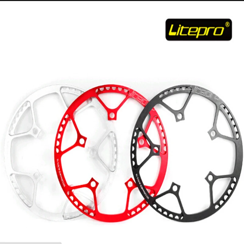 Складное Велосипедное кольцо Litepro Ultralight 130BCD с ЧПУ 53T 56T 58T A7075 из сплава BMX|bike crankset|bmx