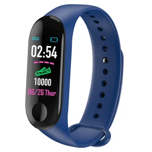 Fitness Bracelet M3 Smart Watch Waterproof Smart Bracelet Heart Rate Monitor Health Sport Tracker bracelet for Android IOS phone