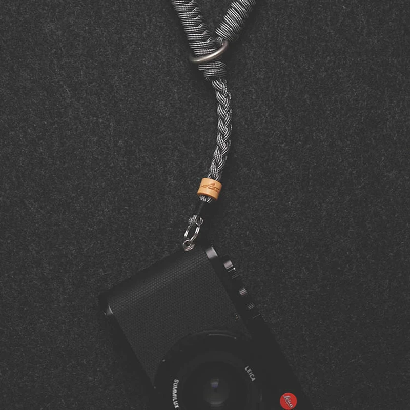 Ручной работы тканая Парашютная веревка Камера Ремешок на руку для Fuji X-T30 X-T3 sony A6400 A6500 A7III RX100 Leica Olympus