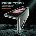 Чехол для Samsung Galaxy Z Fold 3 2 5G, прозрачный складной ультратонкий защитный противоударный чехол-накладка