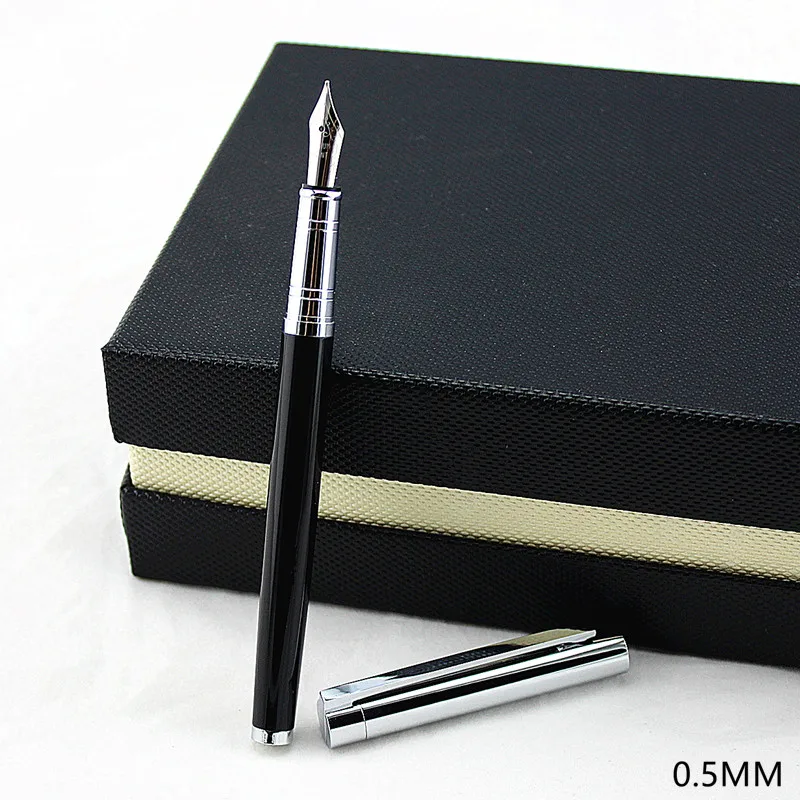 Ручка перьевая Iraurita с серебряным зажимом 0 5 мм|fountain pen|metal ink penink pen |