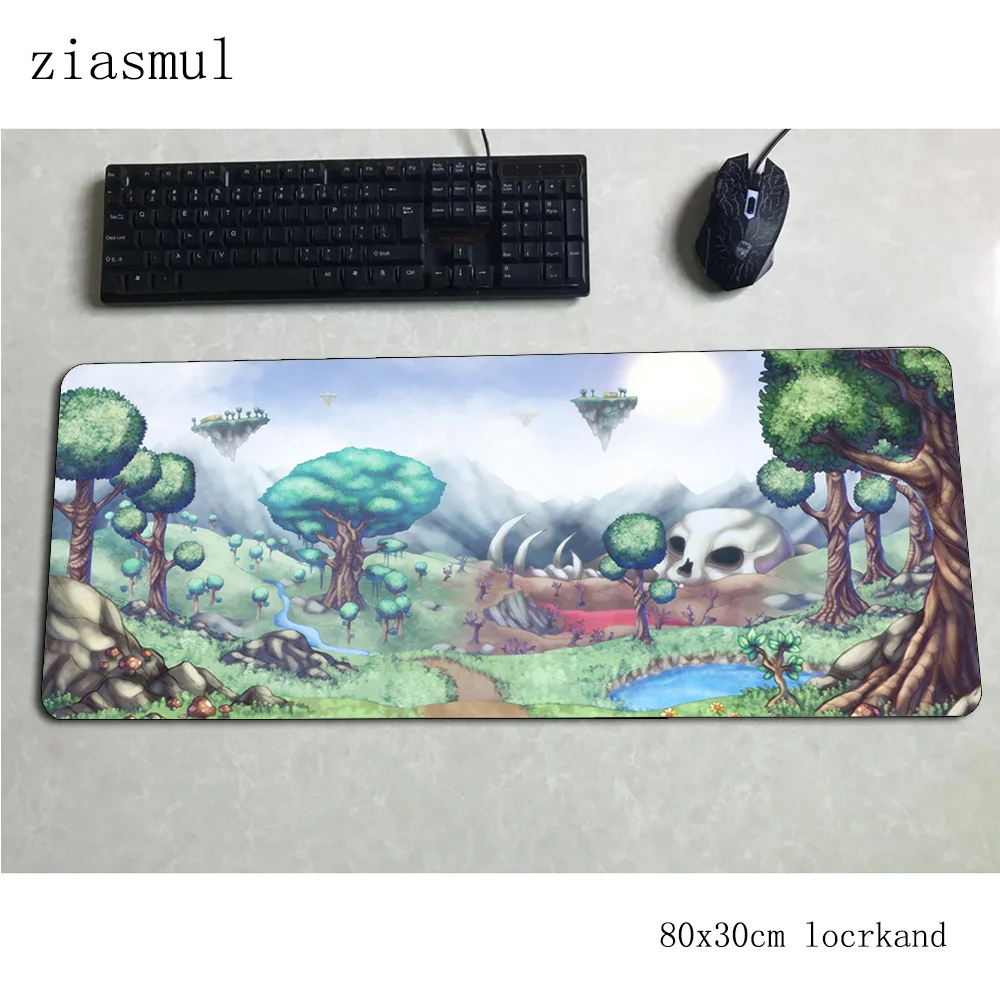 Terraria padmouse 80x30 см, игровой коврик для мыши, большой игровой коврик для мыши, геймерский компьютерный стол, красивый коврик, notbook mousemat pc