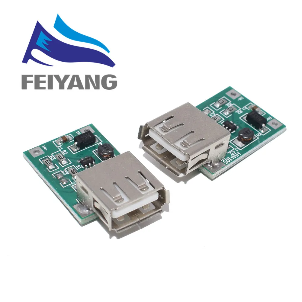 50 шт. Повышающий Модуль питания зарядного устройства с USB-выходом на 3 В