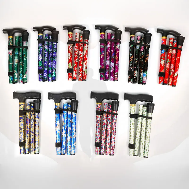 Телескопическая Трекинговая трость для дороги складная пожилых резиновый