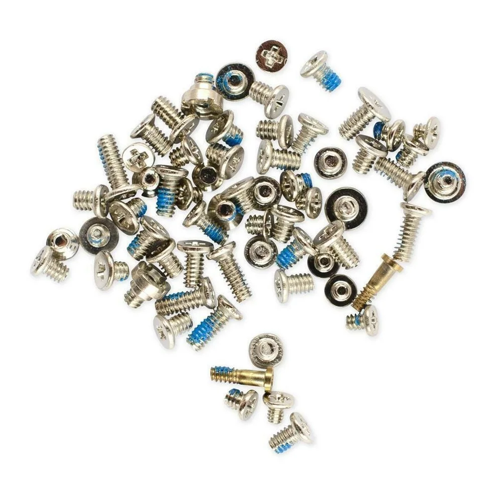 

10Sets/lot Silver/Black Color Full Screw Set for iPhone 7