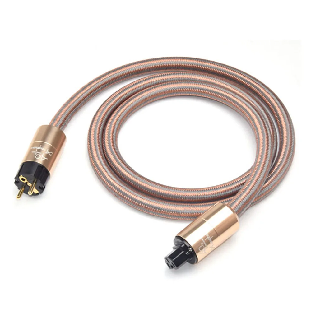 

Силовой кабель Hifi Accuphase высокой чистоты OFC, шнур питания с европейской штепсельной вилкой для усилителя, CD-плеера, ЦАП