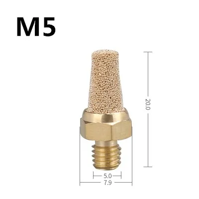 

Латунный пневматический фильтр глушителя M5