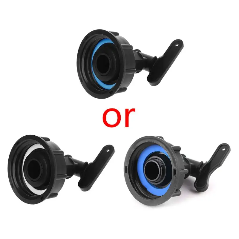 

1000L IBC To 1/2\" (15mm) Water Tank Hose Yard Adapter Fittings With Switch 62KC