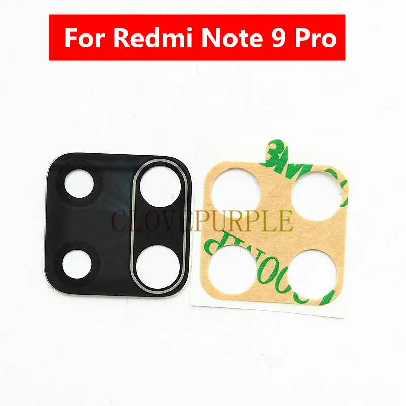 2x Rear Back Camera Glass Lens with Glue Replacement Parts For Xiaomi Redmi Note 9 Pro | Мобильные телефоны и аксессуары