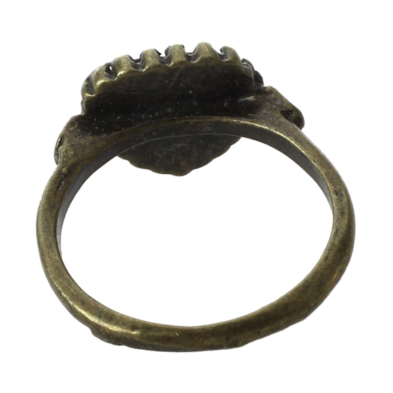 Новинка 3 шт. Ретро Винтаж красные стразы любовь сердце корона кольцо Королева